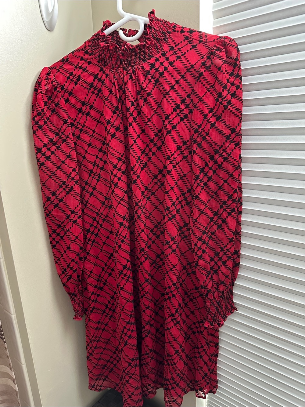 Tommy Hilfiger Red Plaid Dress